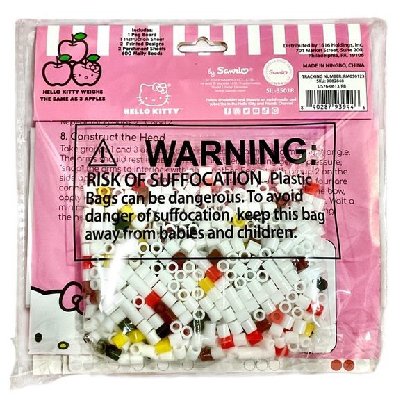 SANRIO Hello Kitty Heat & Fuse 3D Melty Beads Kit 1 Set Unopened For Ages 6 & Up - Picture 2 of 5